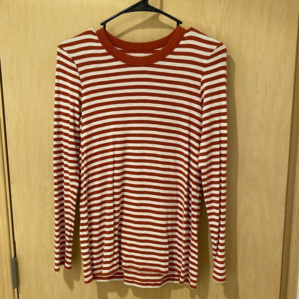 Long sleeve stripped t-shirt